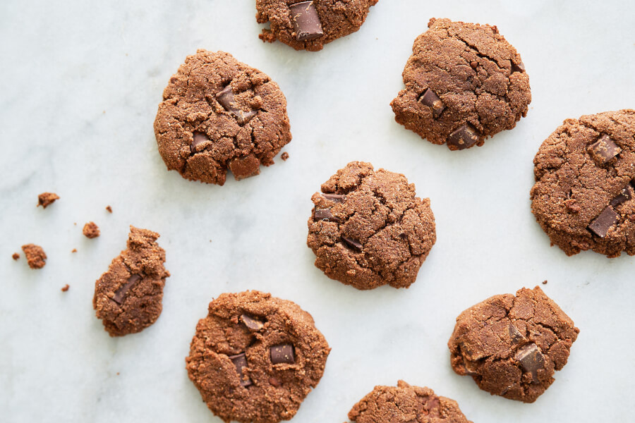 Double Chocolate Cookies (Paleo-friendly and Gluten-free)